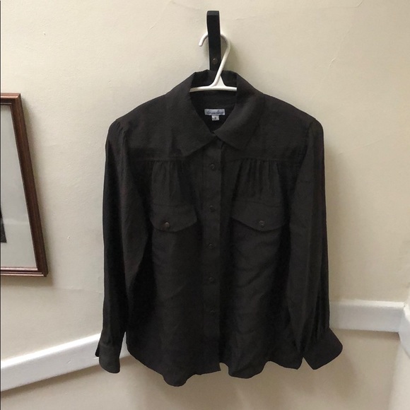 Steven Alan Tops - Textured Silk Steven Alan Blouse